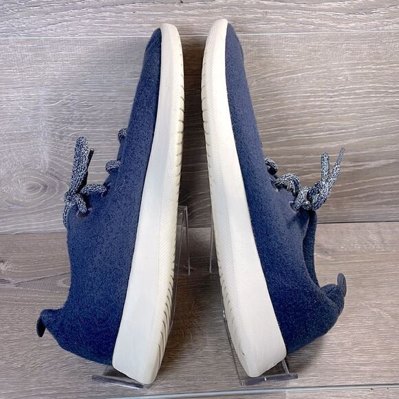 Allbirds Merino Wool Runners Mens Size 11 Tuke Midnight Cream Sneakers - Picture 10 of 12